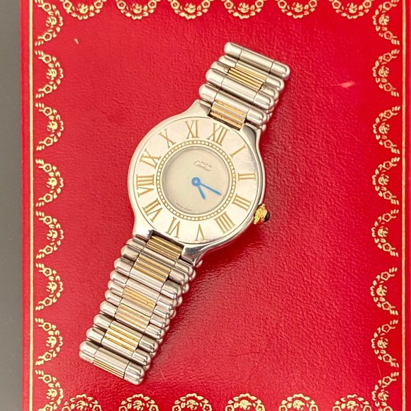 Cartier Watch With Brand New Cartier Box - Picture 1 of 4